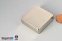 1 1/2" x 1 1/2" x 1/2" N40 Neodymium Block Magnet - photo 3