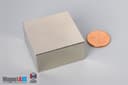 1 1/2" x 1 1/2" x 3/4" N52 Neodymium Block Magnet - photo 1