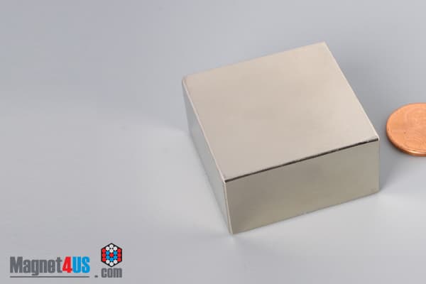 1 1/2" x 1 1/2" x 3/4" N52 Neodymium Block Magnet - photo 3