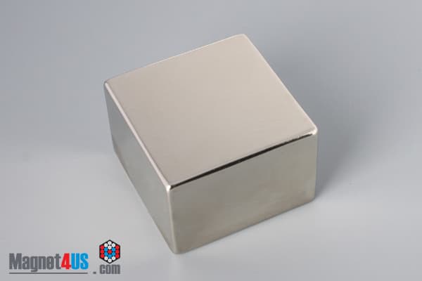1 1/2" x 1 1/2" x 1" N45 Neodymium Block Magnet - photo 2