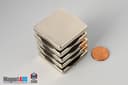 1 1/2" x 1 1/2" x 1/4" N40 Neodymium Block Magnet - photo 5