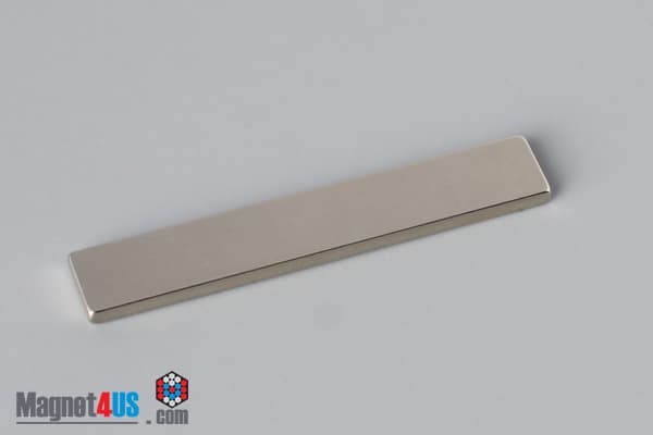 1 1/2" x 1/4" x 1/16" N40 Neodymium Block Magnet - photo 2