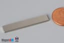 1 1/2" x 1/4" x 1/16" N40 Neodymium Block Magnet - photo 3