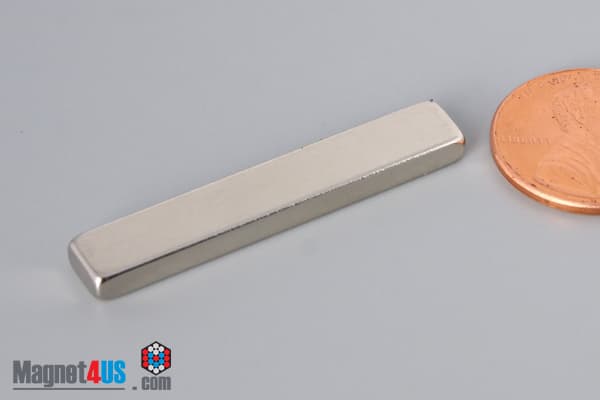 1 1/2" x 1/4" x 1/8" N40 Neodymium Block Magnet - photo 3