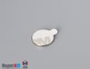 1/2" dia. x 1/16" N N42 3M Adhesive Disc Magnet - photo 1