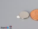 1/2" dia. x 1/16" N N42 3M Adhesive Disc Magnet - photo 4