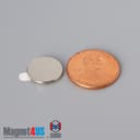 1/2" dia. x 1/16" N N42 3M Adhesive Disc Magnet - photo 15