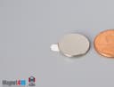 5/8" dia. x 1/16" S N42 3M Adhesive Disc Magnet - photo 3