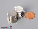 5/8" dia. x 1/16" S N42 3M Adhesive Disc Magnet - photo 6