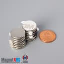 5/8" dia. x 1/16" S N42 3M Adhesive Disc Magnet - photo 18
