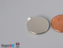 3/4" dia. x 1/16" S N42 3M Adhesive Disc Magnet - photo 3