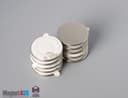 3/4" dia. x 1/16" S N42 3M Adhesive Disc Magnet - photo 5