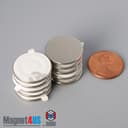 3/4" dia. x 1/16" S N42 3M Adhesive Disc Magnet - photo 18