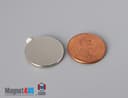 3/4" dia. x 1/16" S N42 3M Adhesive Disc Magnet - photo 20