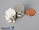 3/4" dia. x 1/16" S N42 3M Adhesive Disc Magnet - photo 24