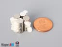 1/4" dia. x 1/16" N N42 3M Adhesive Disc Magnet - photo 6