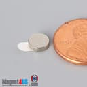 1/4" dia. x 1/16" N N42 3M Adhesive Disc Magnet - photo 16