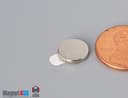 3/8" dia. x 1/16" N N42 3M Adhesive Disc Magnet - photo 5