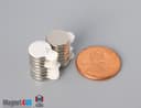 3/8" dia. x 1/16" N N42 3M Adhesive Disc Magnet - photo 7