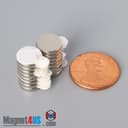 3/8" dia. x 1/16" N N42 3M Adhesive Disc Magnet - photo 19