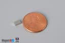 3/16" x 1/8" x 1/16" N45 Neodymium Block Magnet - photo 1