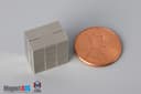 3/16" x 3/16" x 1/32" N40 Neodymium Block Magnet - photo 5