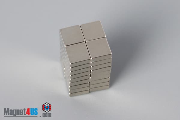 3/16" x 3/16" x 1/16" N40 Neodymium Block Magnet - photo 4