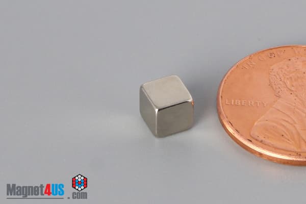 3/16" x 3/16" x 3/16" N52 Neodymium Block Magnet - photo 3