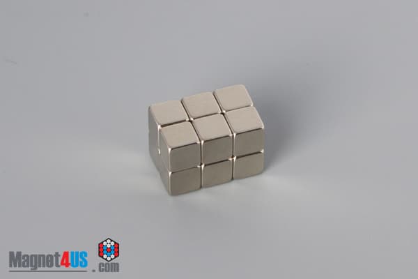 3/16" x 3/16" x 3/16" N52 Neodymium Block Magnet - photo 4