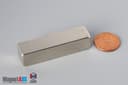 2" x 1/2" x 1/2" N52 Neodymium Block Magnet - photo 1
