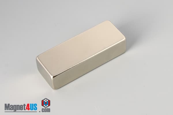 2" x 1/2" x 3/4" N45 Neodymium Block Magnet - photo 2