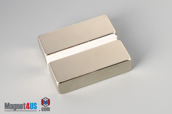 2" x 1/2" x 3/4" N45 Neodymium Block Magnet - photo 4