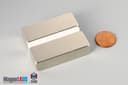 2" x 1/2" x 3/4" N45 Neodymium Block Magnet - photo 5
