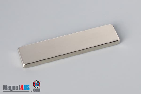 2" x 1/2" x 1/8" N40 Neodymium Block Magnet - photo 2