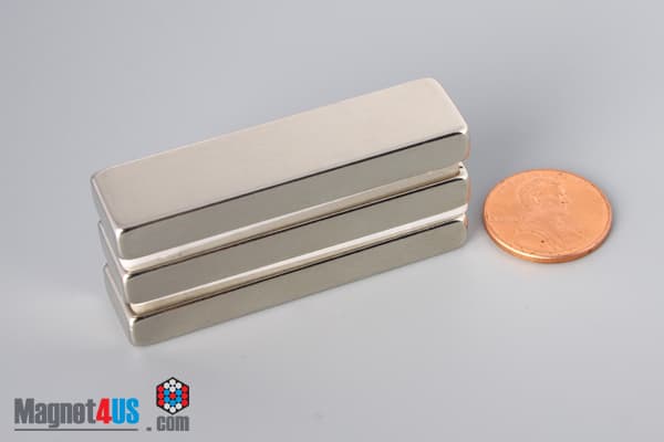 2" x 1/2" x 1/4" N52 Neodymium Block Magnet - photo 5