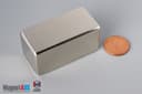 2" x 1" x 1" N40 Neodymium Block Magnet - photo 1