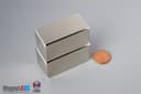 2" x 1" x 1" N40 Neodymium Block Magnet - photo 5