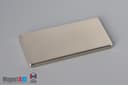 2" x 1" x 1/8" N40 Neodymium Block Magnet - photo 2