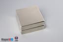 2" x 2" x 1/2" N52 Neodymium Block Magnet - photo 4