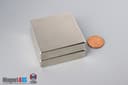 2" x 2" x 1/2" N52 Neodymium Block Magnet - photo 5