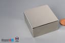 2" x 2" x 1" N52 Neodymium Block Magnet - photo 3