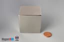 2" x 2" x 2" N40 Neodymium Block Magnet - photo 1