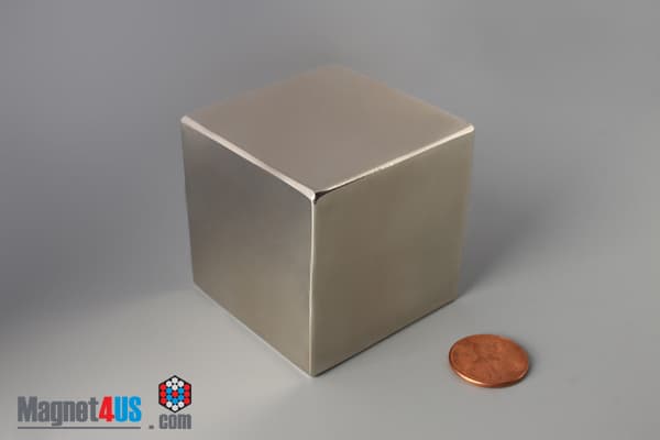 2" x 2" x 2" N40 Neodymium Block Magnet - photo 5