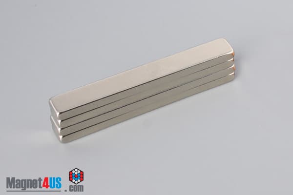 2" x 1/4" x 1/8" N40 Neodymium Block Magnet - photo 4