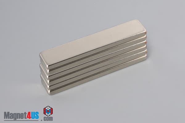 2" x 3/8" x 1/8" N45 Neodymium Block Magnet - photo 4