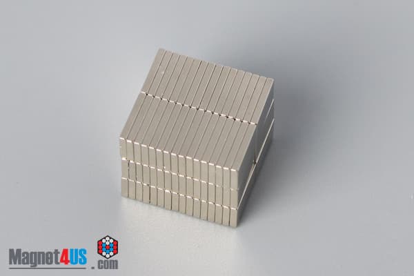 1/4" x 1/8" x 1/32" N52 Neodymium Block Magnet - photo 4