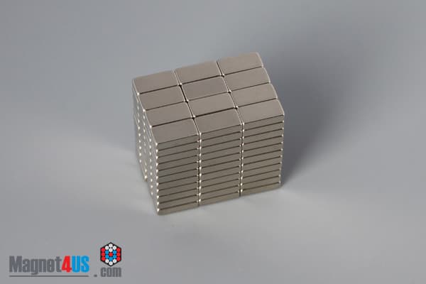 1/4" x 1/8" x 1/16" N52 Neodymium Block Magnet - photo 4