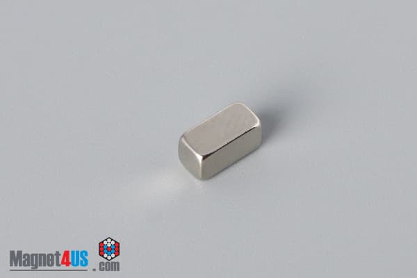1/4" x 1/8" x 1/8" N45 Neodymium Block Magnet - photo 2