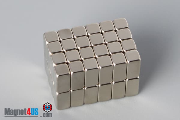 1/4" x 1/8" x 1/8" N45 Neodymium Block Magnet - photo 5