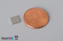 1/4" x 1/4" x 1/32" N40 Neodymium Block Magnet - photo 1
